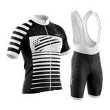 tenue de cyclisme noire et blanche bretagne