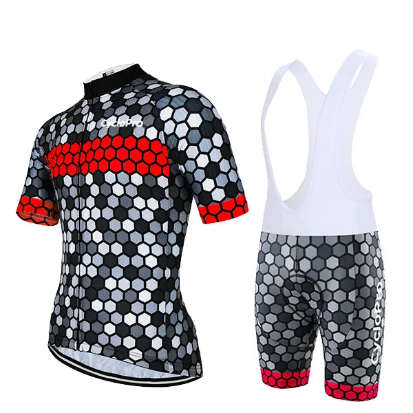 tenue cycliste ete atmosphere rouge