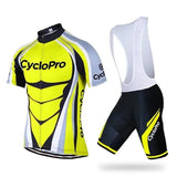 TENUE DE CYCLISTE ROUTE JAUNE - SHAPE+ Tenue de cyclisme été CycloPro Avec XXL 