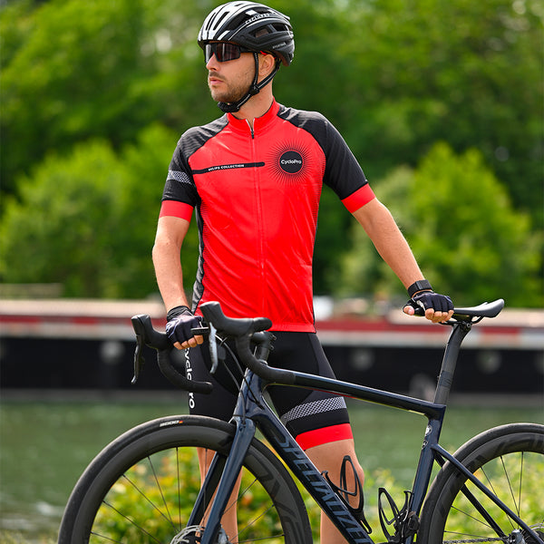 tenue eklips cycliste rouge 9