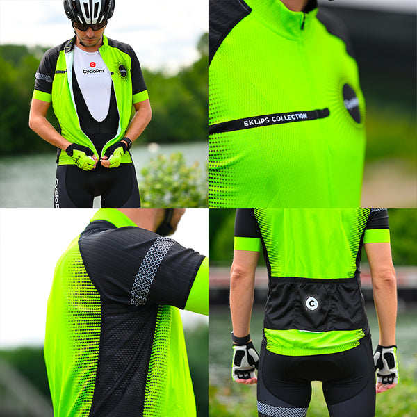 Traje de ciclismo de verano verde - Colección Eklïps