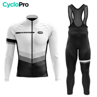 Traje de ciclismo de invierno blanco - Agilidad - Destockage