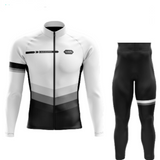 Traje de ciclismo de invierno blanco - Agilidad