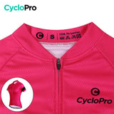 TENUE VÉLO DE ROUTE ROSE - ÉLÉGANCE+ Tenue de cyclisme été CycloPro 