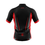 tenue cyclisme Rouge solidity maillot dos