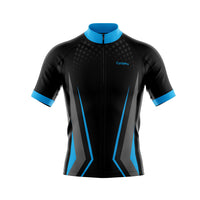 tenue cyclisme bleu solidity maillot face