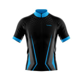 tenue cyclisme bleu solidity maillot face