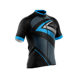 tenue cyclisme bleu speed maillot 3 4