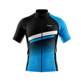 tenue cyclisme bleu turbo maillot face
