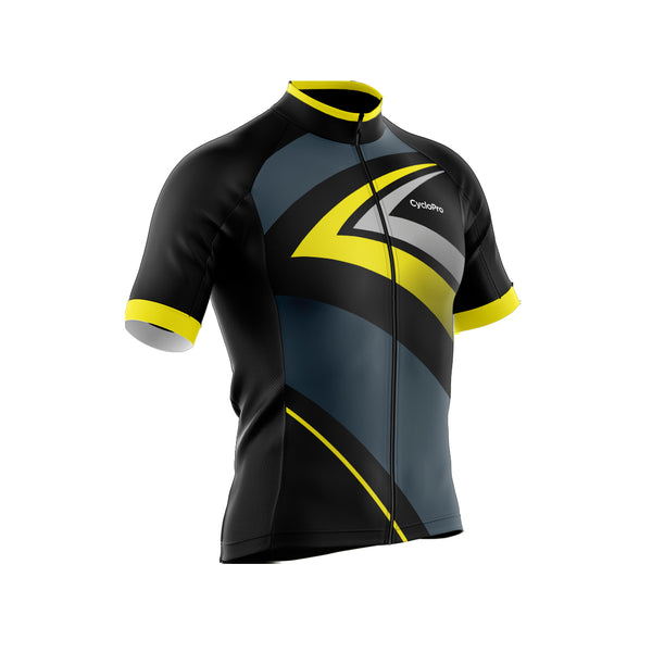 tenue cyclisme jaune speed maillot 3 4