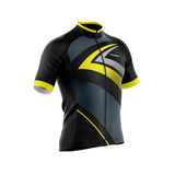 tenue cyclisme jaune speed maillot 3 4