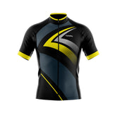 tenue cyclisme jaune speed maillot face