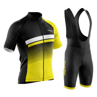tenue cyclisme jaune turbo