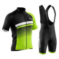 tenue cyclisme noire et jaune turbo