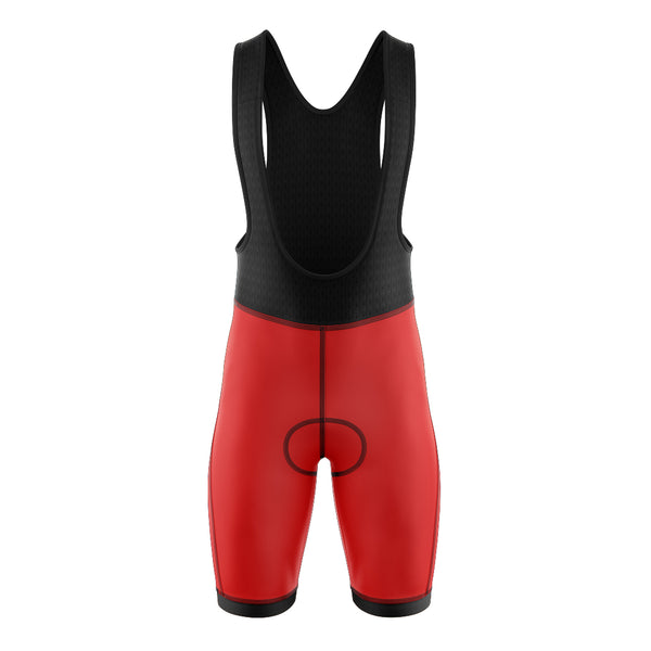 tenue cyclisme rouge luminar cuissard face