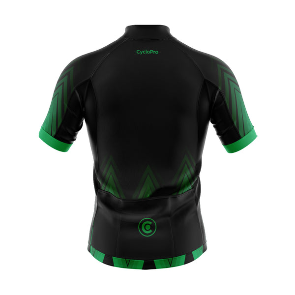 tenue cyclisme vert ecco maillot dos