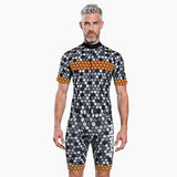tenue cycliste ete atmosphere orange