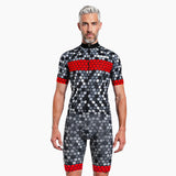 tenue cycliste ete atmosphere rouge