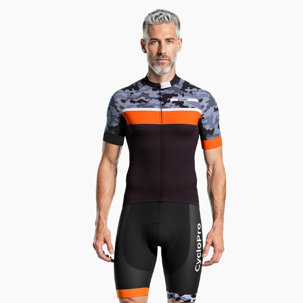 tenue cycliste ete camoride orange