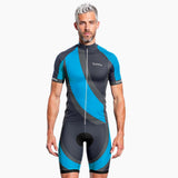 tenue cycliste ete gladiator bleu