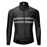 veste coupe-vent cyclisme noire