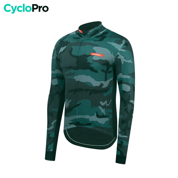 Chaqueta térmica de ciclismo azul - Comandante