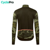 Chaqueta termal de ciclismo amarillo - Comandante