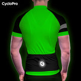 Traje de ciclismo de verano verde - Colección Eklïps