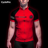 Atuendo de ciclismo de verano rojo - colección Eklïps