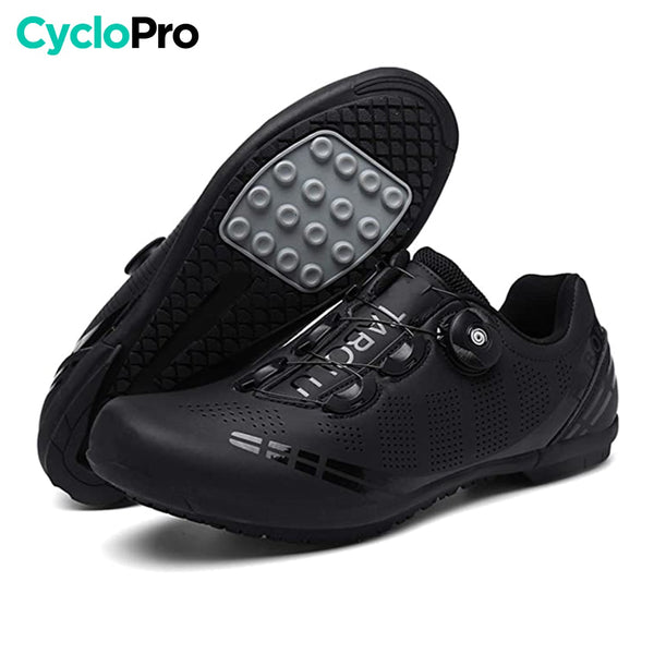 Chaussures Noires Route/VTT- Road+ - DESTOCKAGE Chassures plates vélo CycloPro 38 