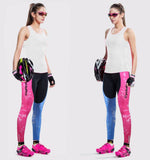 COLLANT CYCLISTE À FLEURS POUR FEMMES - HIVER collant thermique femme GT-Cycle Outdoor Store 