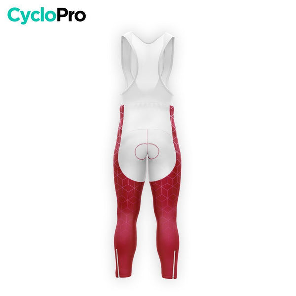 COLLANT CYCLISTE AUTOMNE HOMME GRENAT - CUBIC+ cuissard long homme GT-Cycle Outdoor Store 
