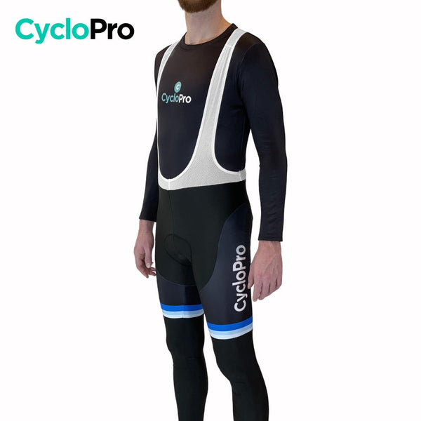 COLLANT CYCLISTE BLEU ÉVASION+ - HIVER collant thermique homme GT-Cycle Outdoor Store 