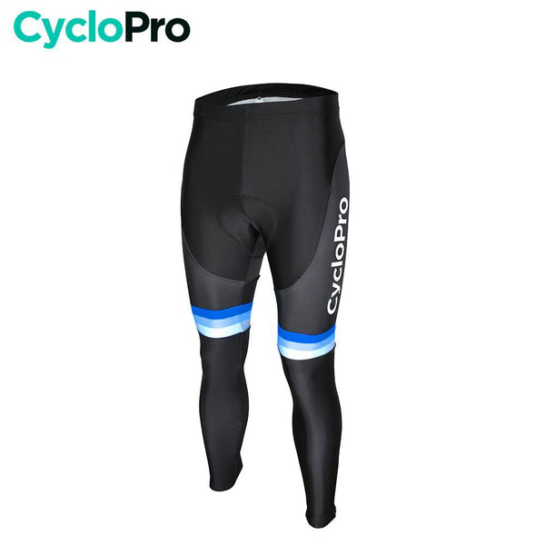 COLLANT CYCLISTE BLEU ÉVASION+ - HIVER collant thermique homme GT-Cycle Outdoor Store XS Sans Bretelles 