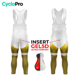 COLLANT CYCLISTE HIVER HOMME JAUNE - CRISTAL+ cuissard long homme GT-Cycle Outdoor Store 