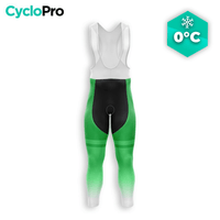 COLLANT CYCLISTE HIVER HOMME / VERT - TRACE+ - DESTOCKAGE cuissard long homme CYCLO PRO XS 