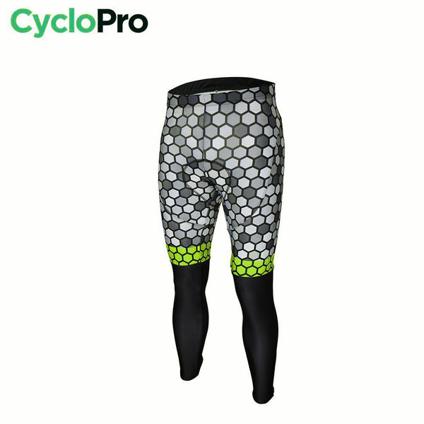 COLLANT CYCLISTE JAUNE ATMOSPHÈRE+ - AUTOMNE - HOMME cuissard long homme GT-Cycle Outdoor Store XS Sans Bretelles 