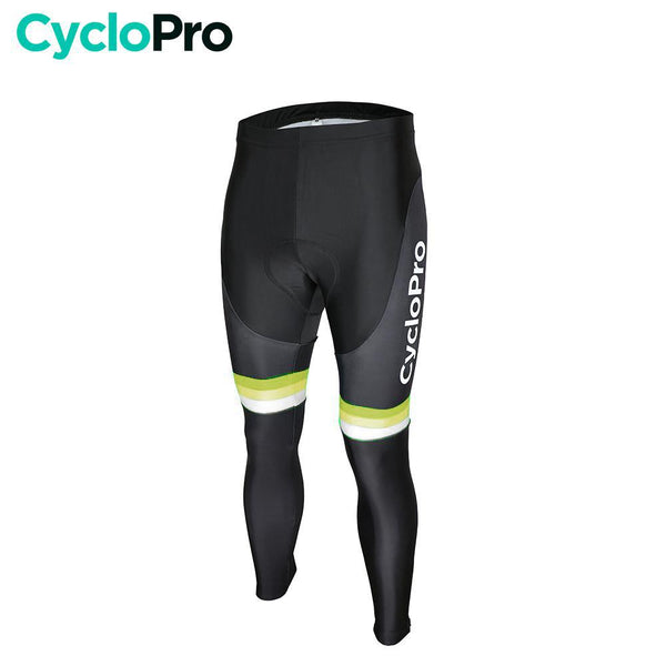COLLANT CYCLISTE JAUNE ÉVASION+ - HIVER collant thermique homme GT-Cycle Outdoor Store XS Sans Bretelles 