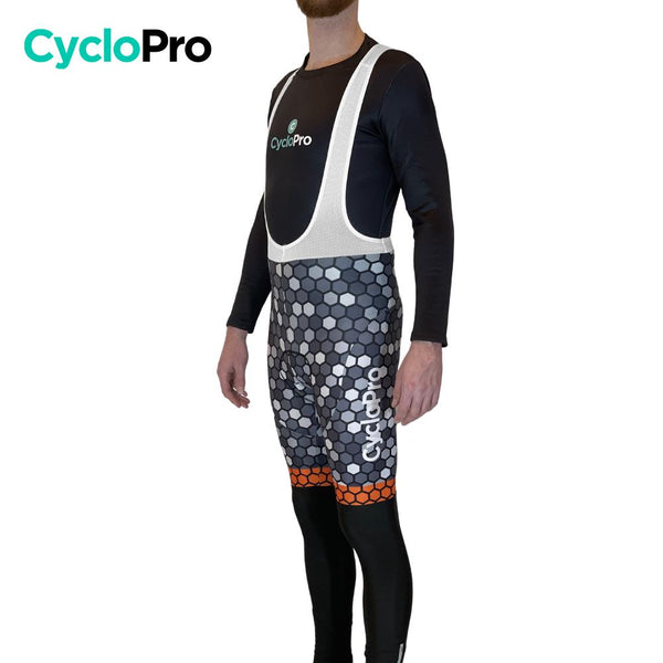 COLLANT CYCLISTE ORANGE ATMOSPHÈRE+ - HIVER collant thermique homme GT-Cycle Outdoor Store 