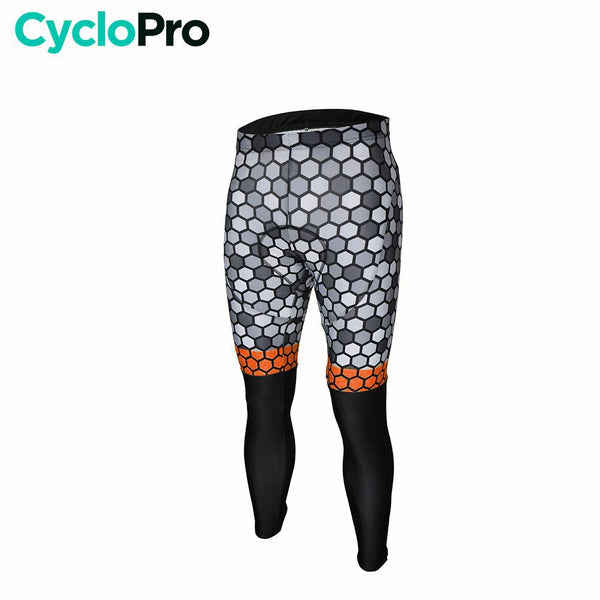 COLLANT CYCLISTE ORANGE ATMOSPHÈRE+ - HIVER collant thermique homme GT-Cycle Outdoor Store XS Sans Bretelles 