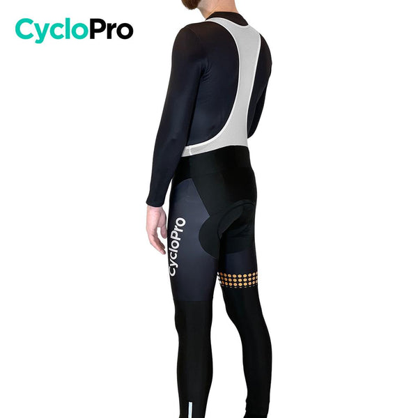 COLLANT CYCLISTE ORANGE LIBERTY+ - HIVER - DESTOCKAGE collant thermique homme Cyclo Pro 