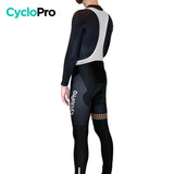 COLLANT CYCLISTE ORANGE LIBERTY+ - HIVER - DESTOCKAGE collant thermique homme Cyclo Pro 