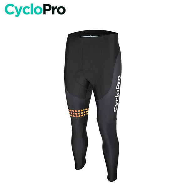 COLLANT CYCLISTE ORANGE LIBERTY+ - HIVER - DESTOCKAGE collant thermique homme Cyclo Pro XS Sans Bretelles 