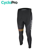 COLLANT CYCLISTE ORANGE LIBERTY+ - HIVER - DESTOCKAGE collant thermique homme Cyclo Pro XS Sans Bretelles 