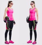 COLLANT CYCLISTE POUR FEMMES AUTOMNE ROSE - OPTIMUM+ Collant automne femme CycloPro 
