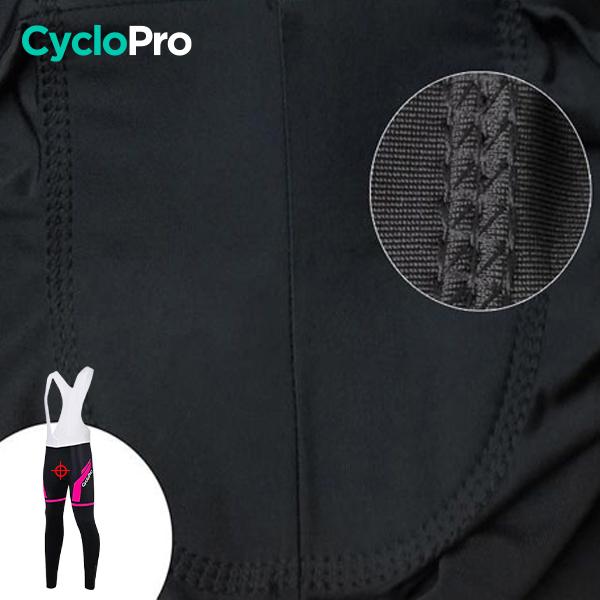 COLLANT CYCLISTE POUR FEMMES NOIRE ET ROSE - AUTOMNE Collant automne femme GT-Cycle Outdoor Store 