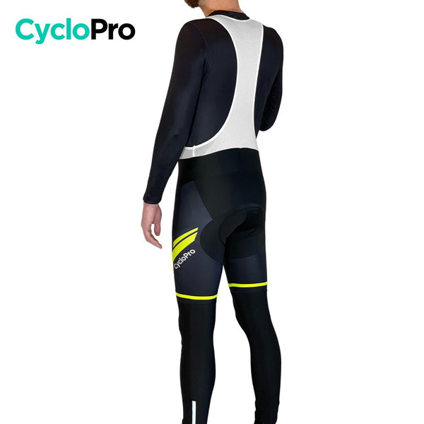 COLLANT CYCLISTE THERMIQUE JAUNE - HIVER - HOMME cuissard long homme GT-Cycle Outdoor Store 