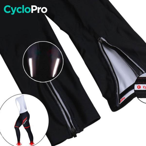 COLLANT CYCLISTE THERMIQUE VERT- HIVER - HOMME cuissard thermique GT-Cycle Outdoor Store 