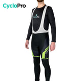 COLLANT CYCLISTE THERMIQUE VERT- HIVER - HOMME cuissard thermique GT-Cycle Outdoor Store 