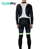 COLLANT CYCLISTE VERT ÉVASION+ - HIVER collant thermique homme GT-Cycle Outdoor Store 